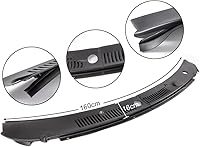 Vista 3 de G-PLUS Parrilla de ventilación para parabrisas compatible con Ford Mustang 1999-2004, repuesto directo del mercado de accesorios FO1270102