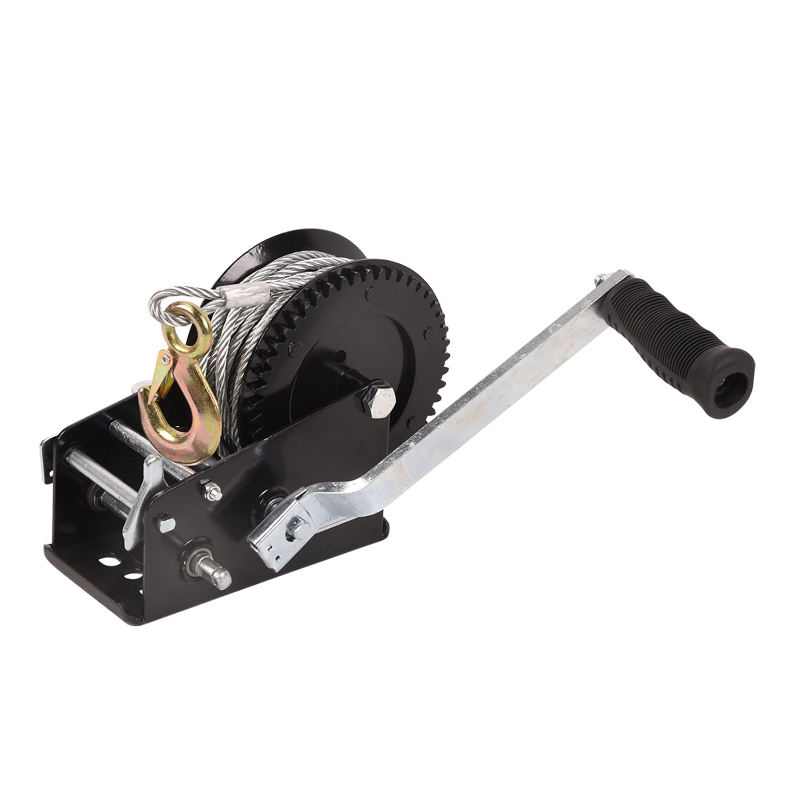 Argano A Manovella In Acciaio Al Carbonio Da 1200/1800/2600 - Foto 3