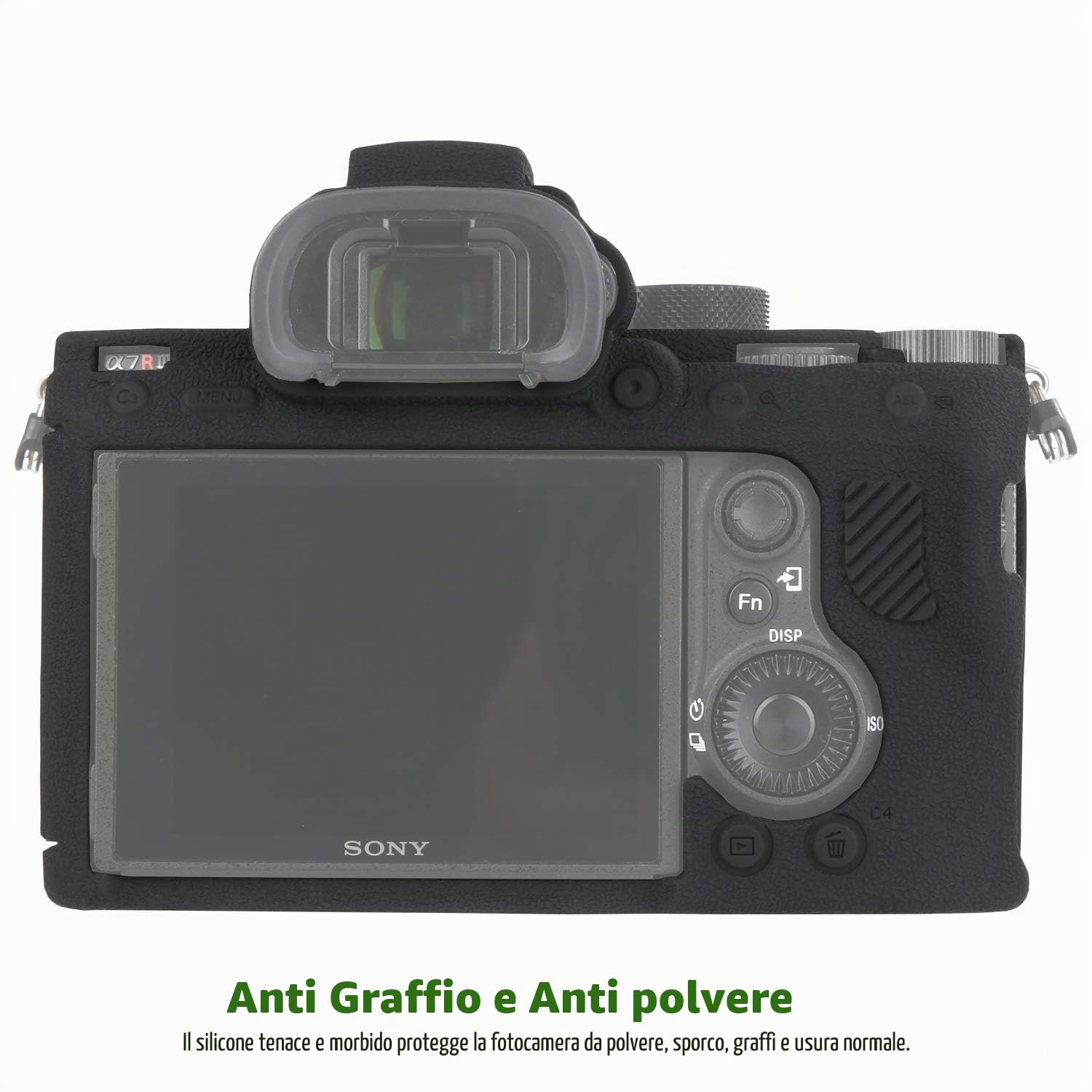 Easy Hood Custodia per Fotocamera Sony Alpha 7III,Antigraffio | Custodia in Silicone Morbido,Leggera,Protezione da Viaggio