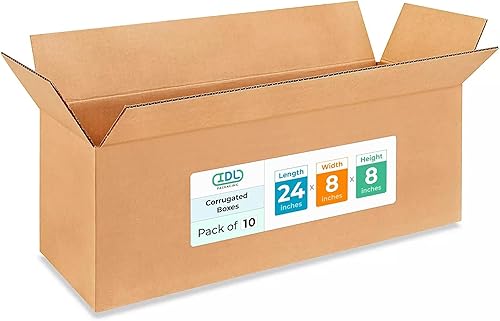 Miniatura 421 de Cajas para envío IDL Packaging - B-1266-5 de cartón corrugado, tamaño pequeño, de 12 pulgadas de largo x 6 pulgadas de ancho x 6 pulgadas de alto