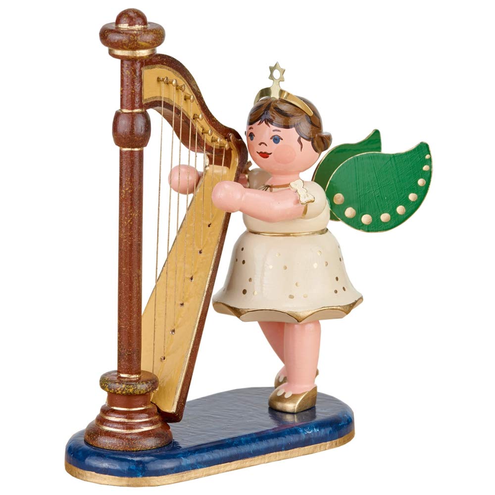 Engel mit Harfe - 10cm