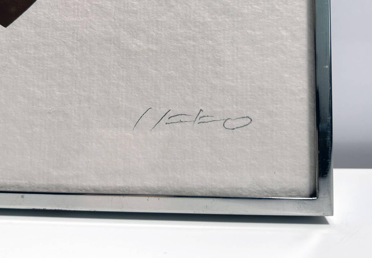 Amazon.co.jp: 田中一 「顔」シルクスクリーン IKKO TANAKA 額装品 