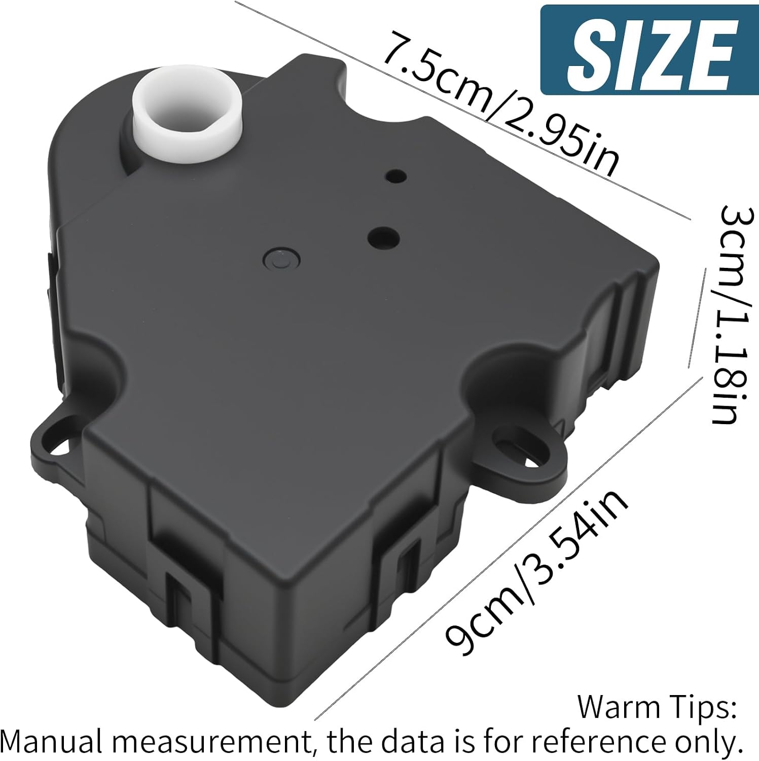 604-5113 Blend Door Actuator, Replacement for Peterbilt 379 HVAC Actuator & Peterbilt 386, Replaces 101431 2417002 5X010029 5X012578 5X012834