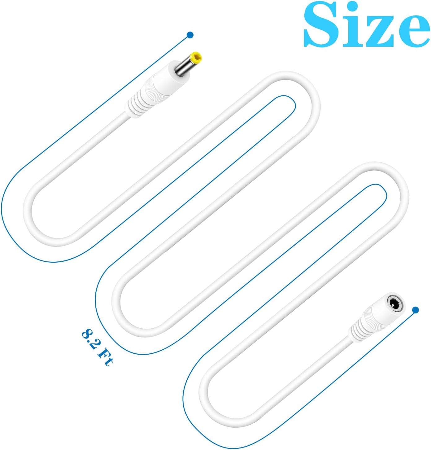 Longer Power Cord for Skylight Calendar Charger Cable Extension, (Cable ONLY)