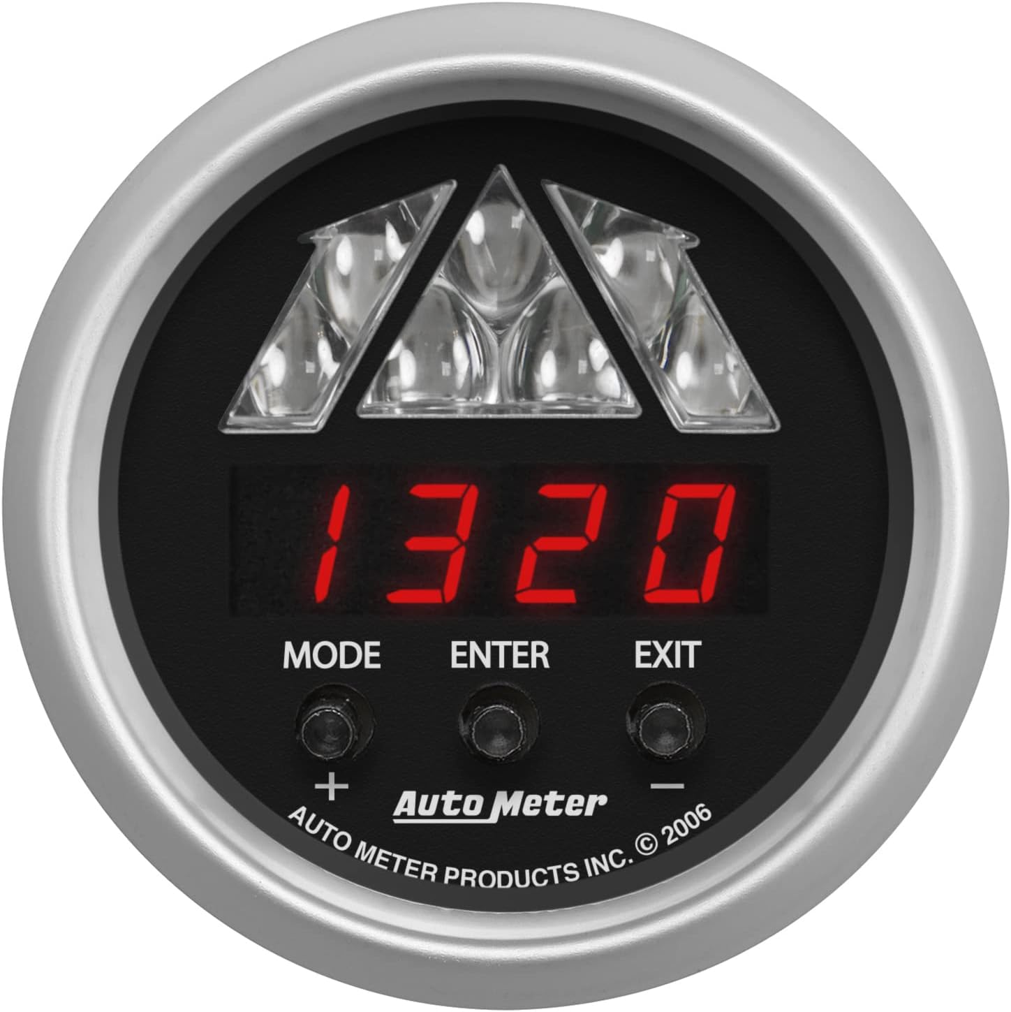 Auto Meter 3387 Sport-Comp 2-1/16" Level 1 Digital Pro-Shift System Shift Light Gauge