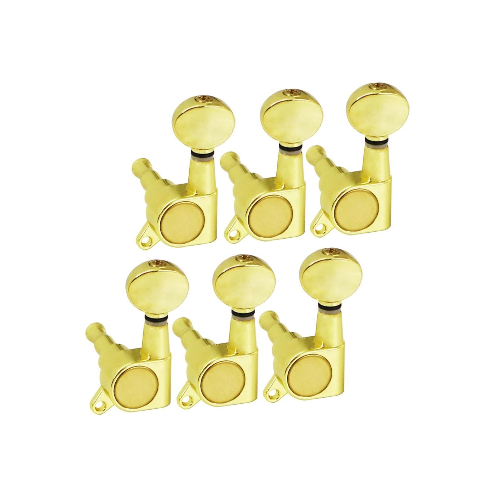 Meccaniche Chitarra Accordatori Per Chitarra Elettrica 6 In Linea Completamente Chiusi (compatibili Con Chitarre Stile Fender ST/TL)(Left)
