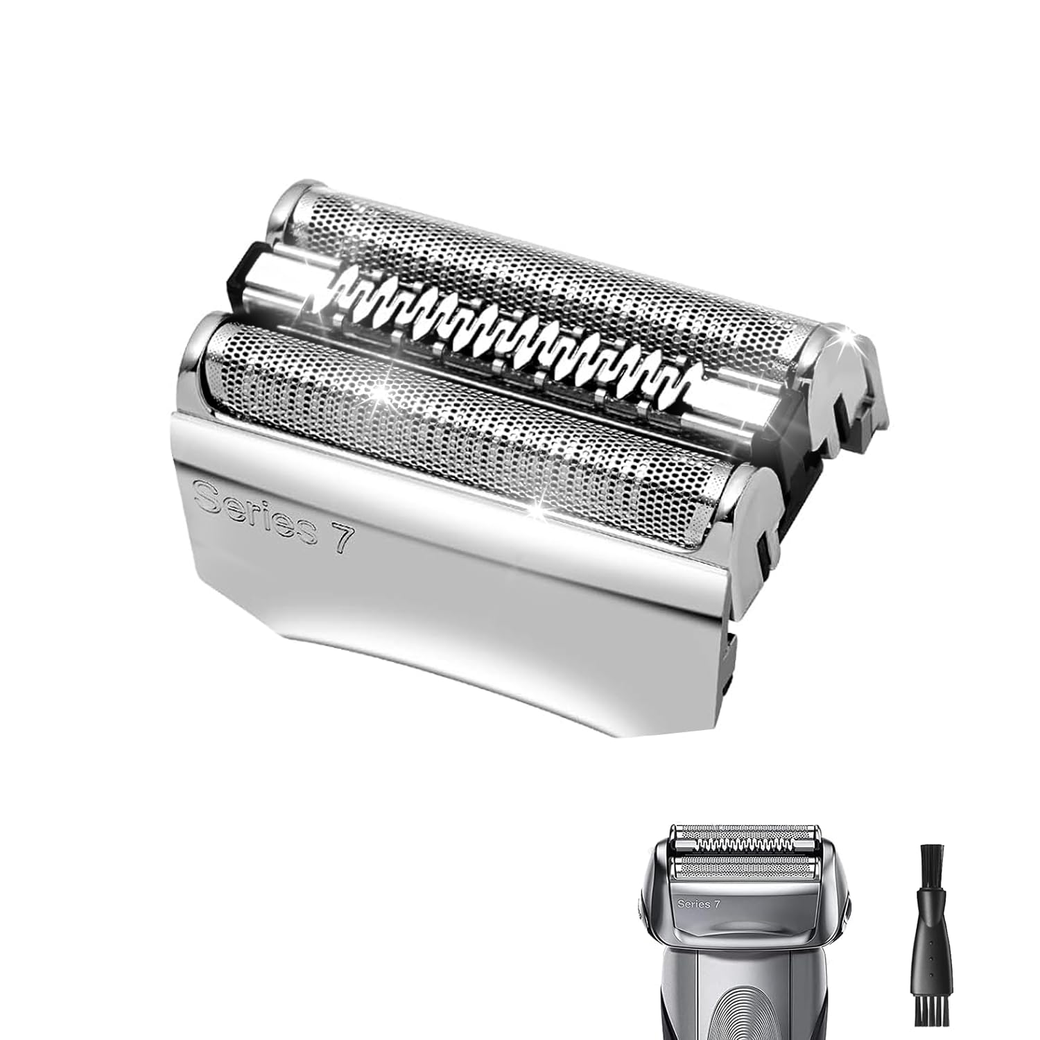 Tête de rechange pour rasoir électrique série 7 70S - Compatible avec les lames de rasoir électrique de rechange 70S pour homme - Pour Braun Series 7 : 720cc, 730cc, 735s, 750cc, 760cc, 790cc et 795cc