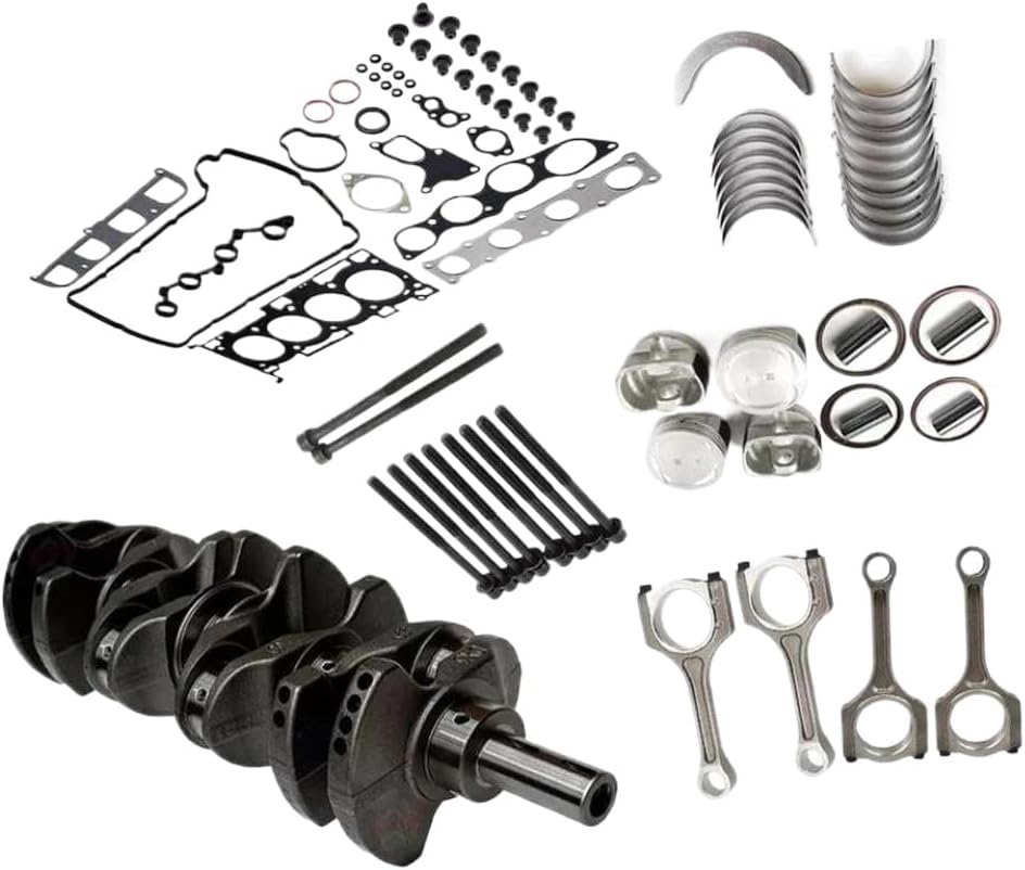 Engine Rebuild Gasket Seals Piston And Rings Kit Compatible With 2007-2017 TQ Iload Imax 2.4L G4kg