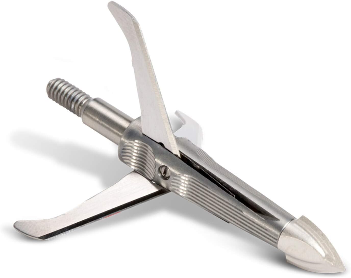 New Archery Products Spitfire Maxx 1.75" Cutting Diameter 3-Blade Durable Precise Bowhunting Front-Deploying Mechanical Broadhead - 3 Pack