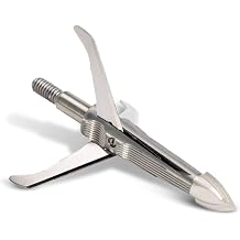 New Archery Products Spitfire Maxx 1.75" Cutting Diameter 3-Blade Durable Precise Bowhunting Front-Deploying Mechanical Broadhead - 3 Pack