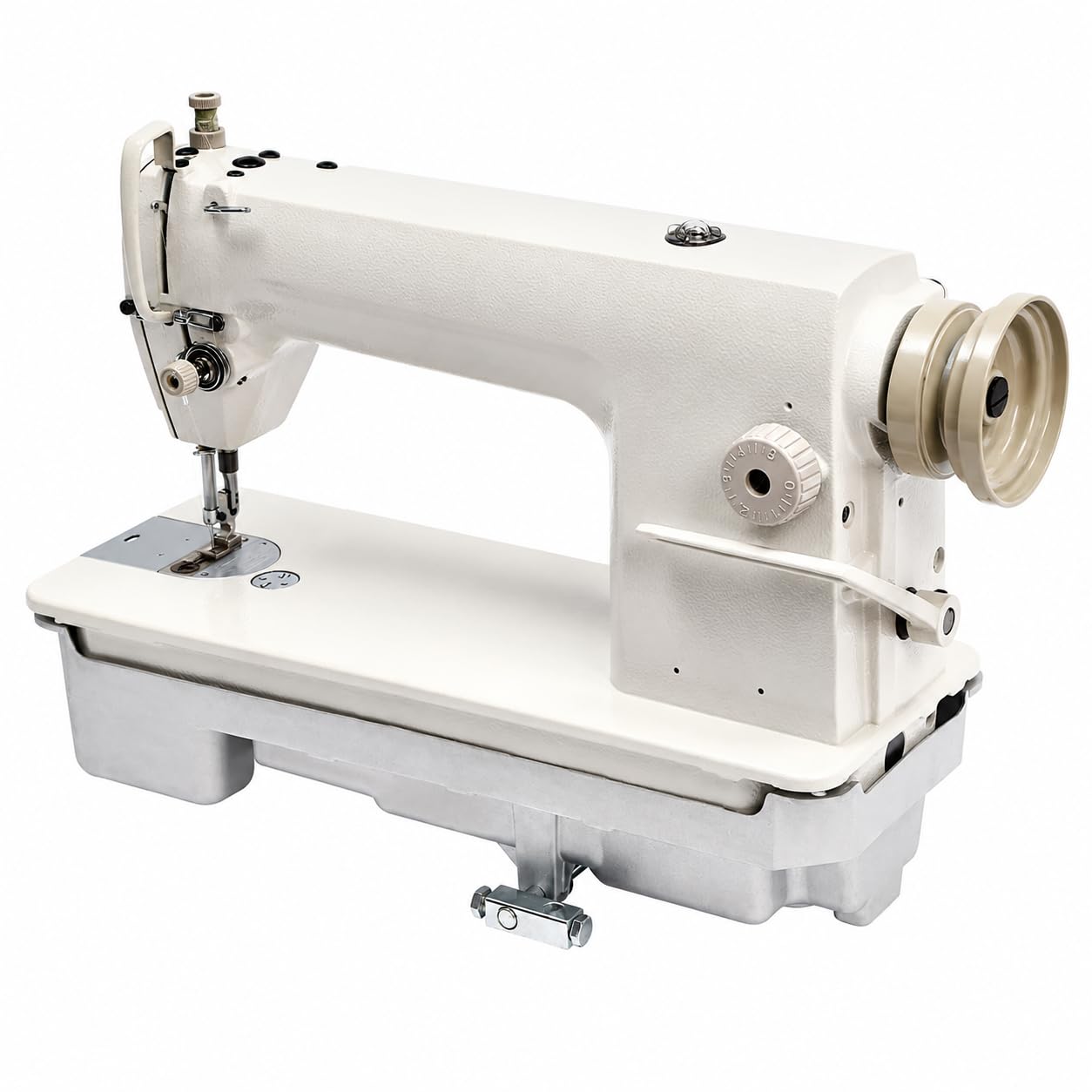 Máquina de coser industrial, 5000 puntadas/min, bobinadora automática, ideal para proyectos de cuero, mezclilla, lona