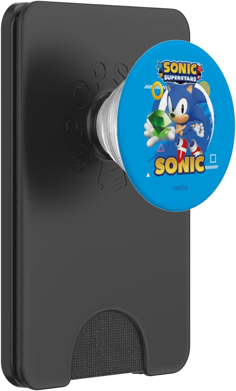 Sonic The Hedgehog, Sonic Superstars - Sonic PopSockets PopWallet for MagSafe