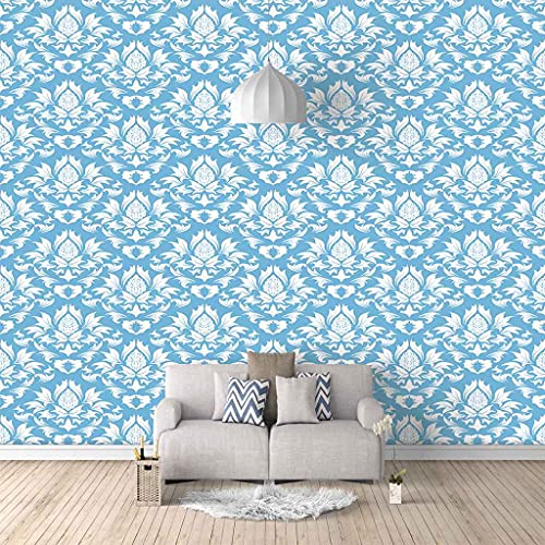 Poster Tableaux Muraux 3D Grand Format Bleu Abstrait 200x140