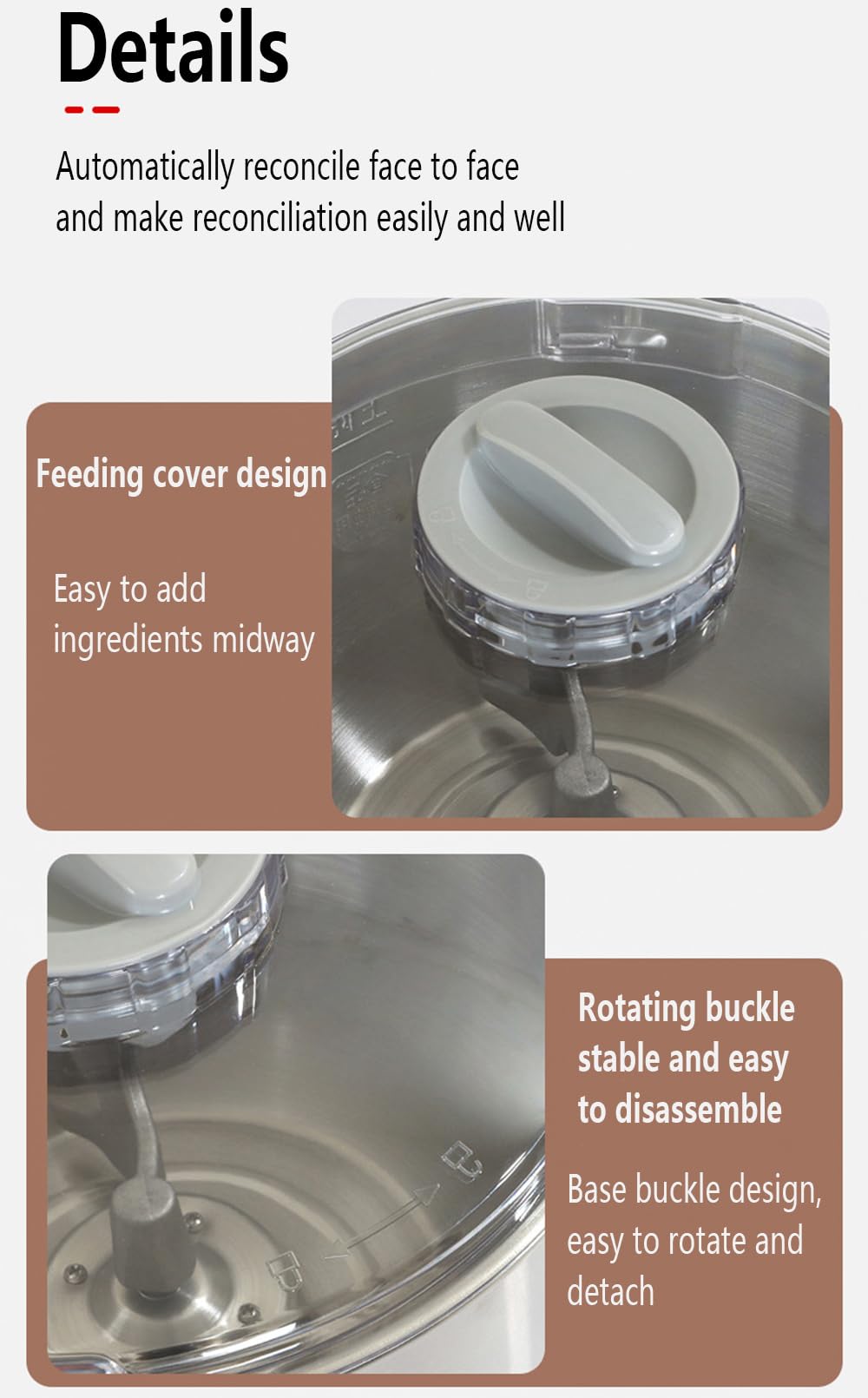 Máquina profesional de masa de acero inoxidable de 5 litros, con función de fermentación, batidora perfecta para hornear, con sincronización de microcomputadora y panel táctil, gran capacidad, ideal