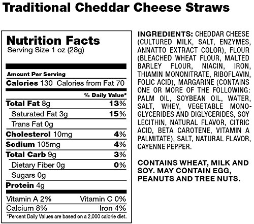 Mississippi Cheese Straw Factory 7001912 Traditional Cheddar Cheese Straws In Plain Box thumb #1