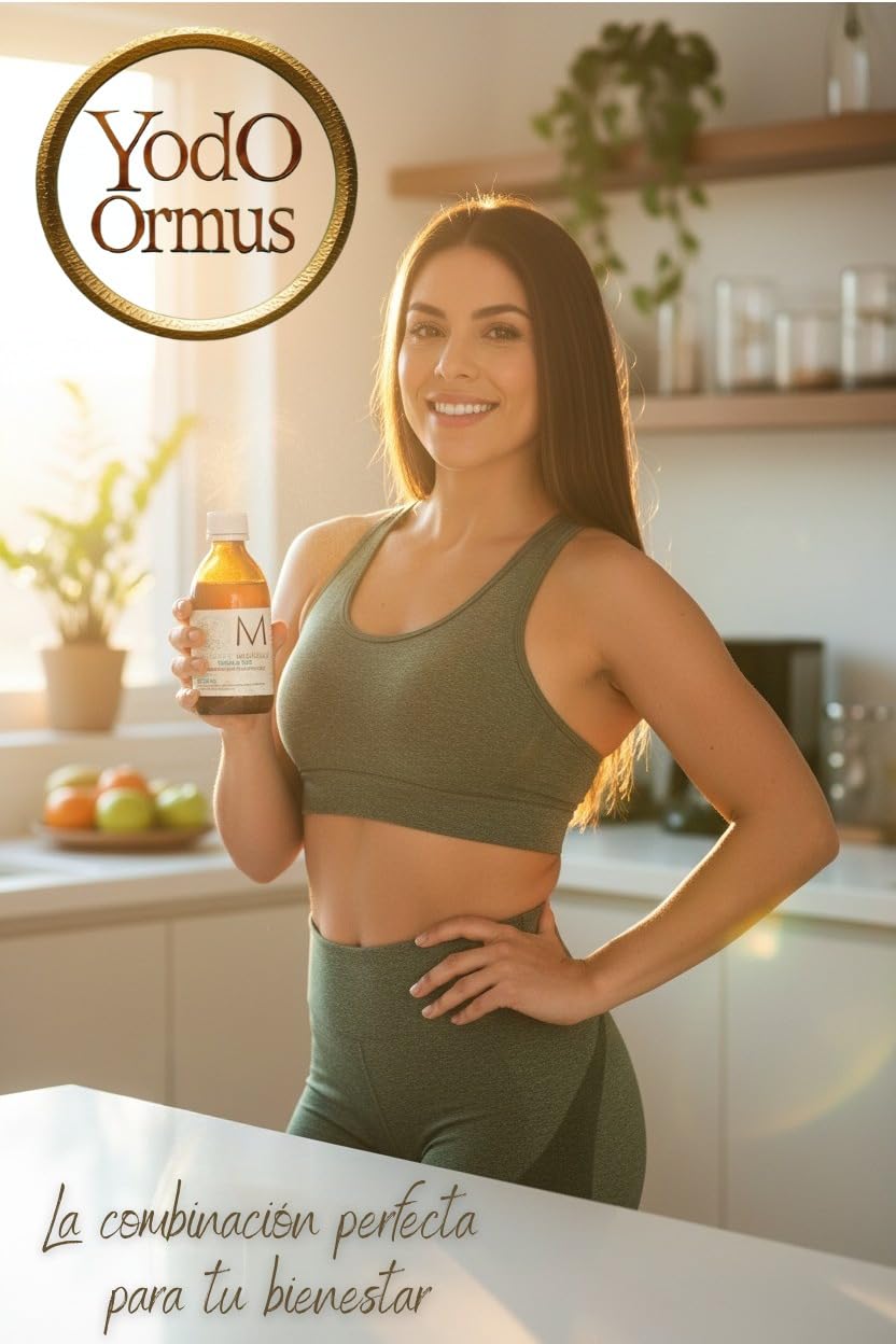 Yodo + Ormus OM Organic Minerals | Suplemento de Minerales Esenciales para Energía y Sistema Inmune | 100% Natural y Bioactivos | Cantidad 250mL