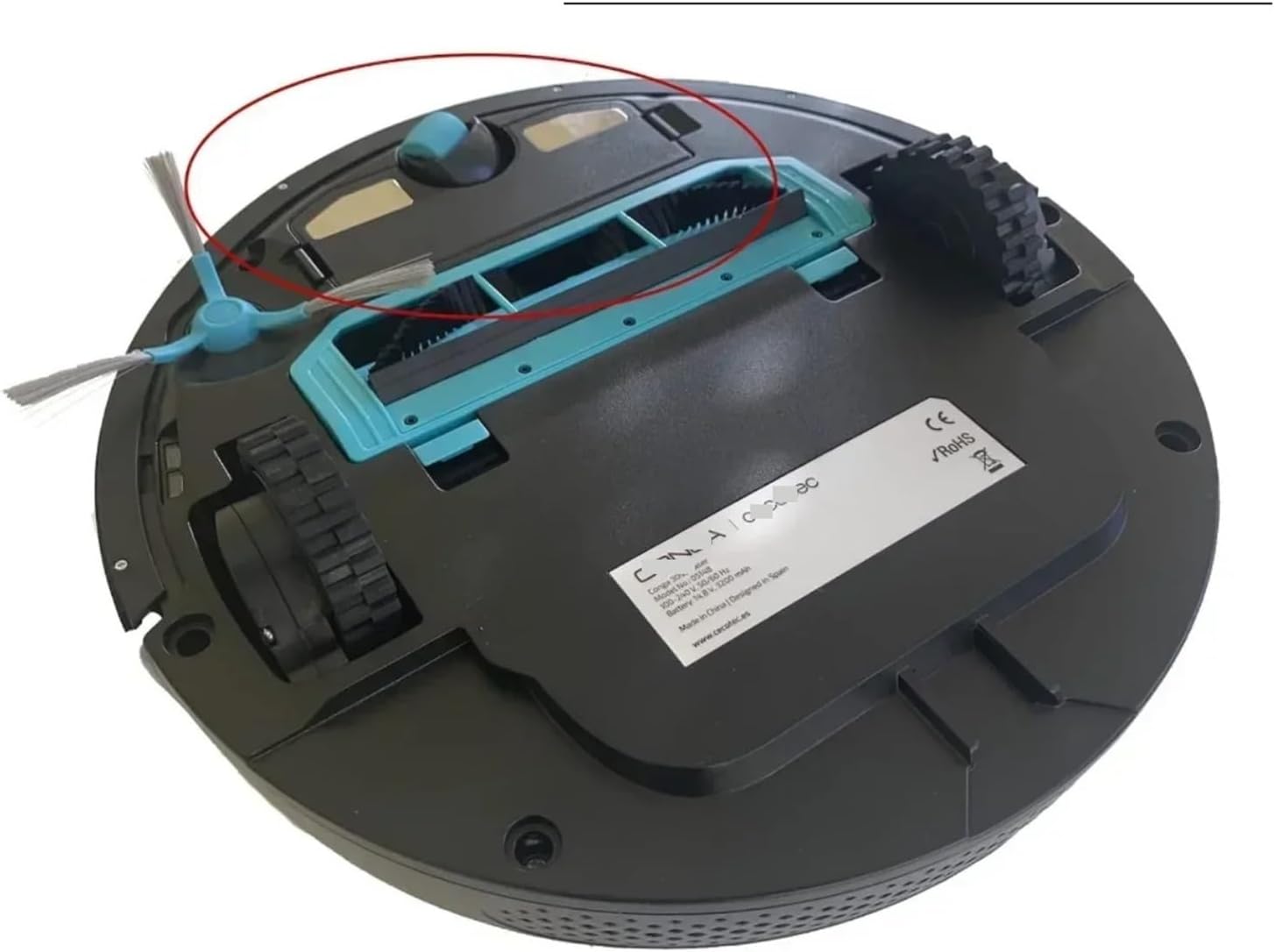 Battery，Compatible With Conga 3090 Cecotec Replacement，Compatible With CONGA 3091 3092 1690 2090 6800mAh 14.4V Robot Vacuum Cleaner Accessories Spare Parts(4000mAh)