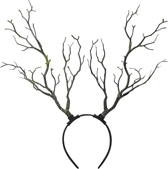 MOSTORY Large Branch Headband Women - Woodland Hairband Forest Hairhoop for Renaissance Halloween Renfaire Cosplay