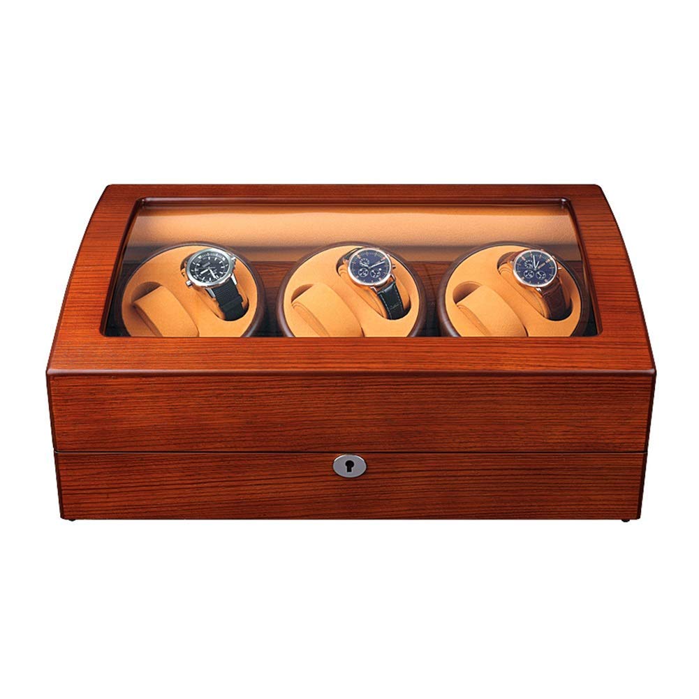 YNIYUJKL Watch Winder Luxury Wooden, Automatic Winding Box With 6 Watches + 7 Storage Position,For 13 Watches Quiet Motor
