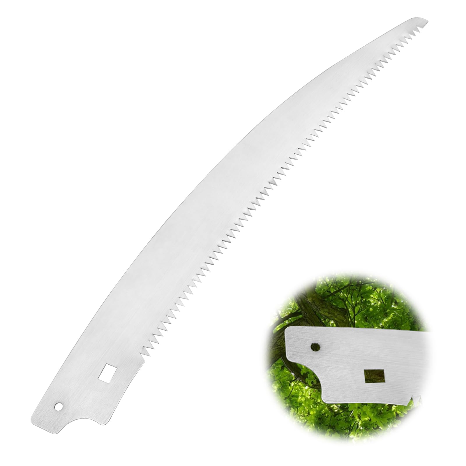 Photo 1 of 15 Inch Pole Saw Blade Replacement for Fiskars Tree Pruner, Extendable Tree Trimmer Blade for Garden Branch Cutting Compatible with Fiskars Pruning Models 6391 9388 9390 7889 7831 8391