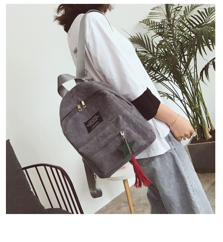 Rucksack Women Mode Cord Cord