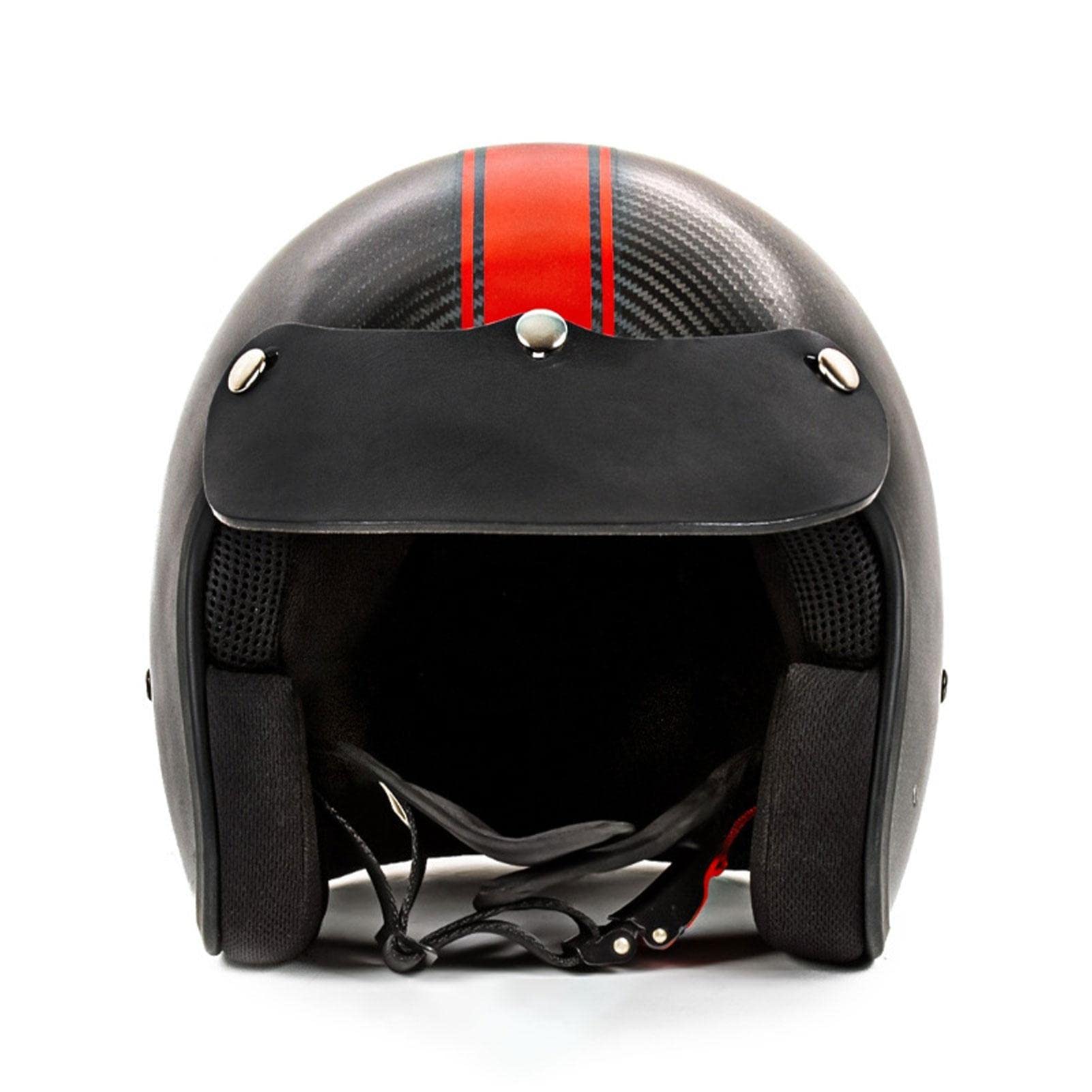 Open Face Helmets Accessories,Helmets Visors for Men Women Open Face Helmets | Motorcycle Dirt Bikes Helmets Accessories Helmets Brim (Color : Black)