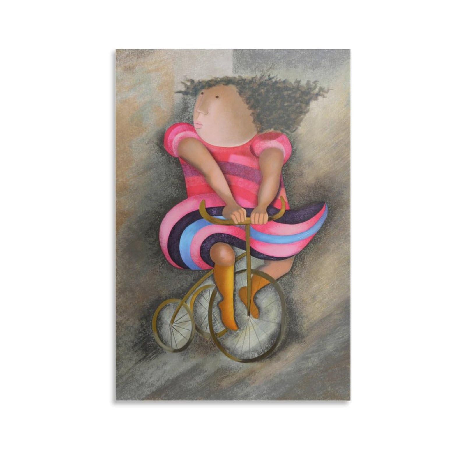 Amazon.com: GIRL ON BICYCLE by Graciela Rodo Boulanger Prints