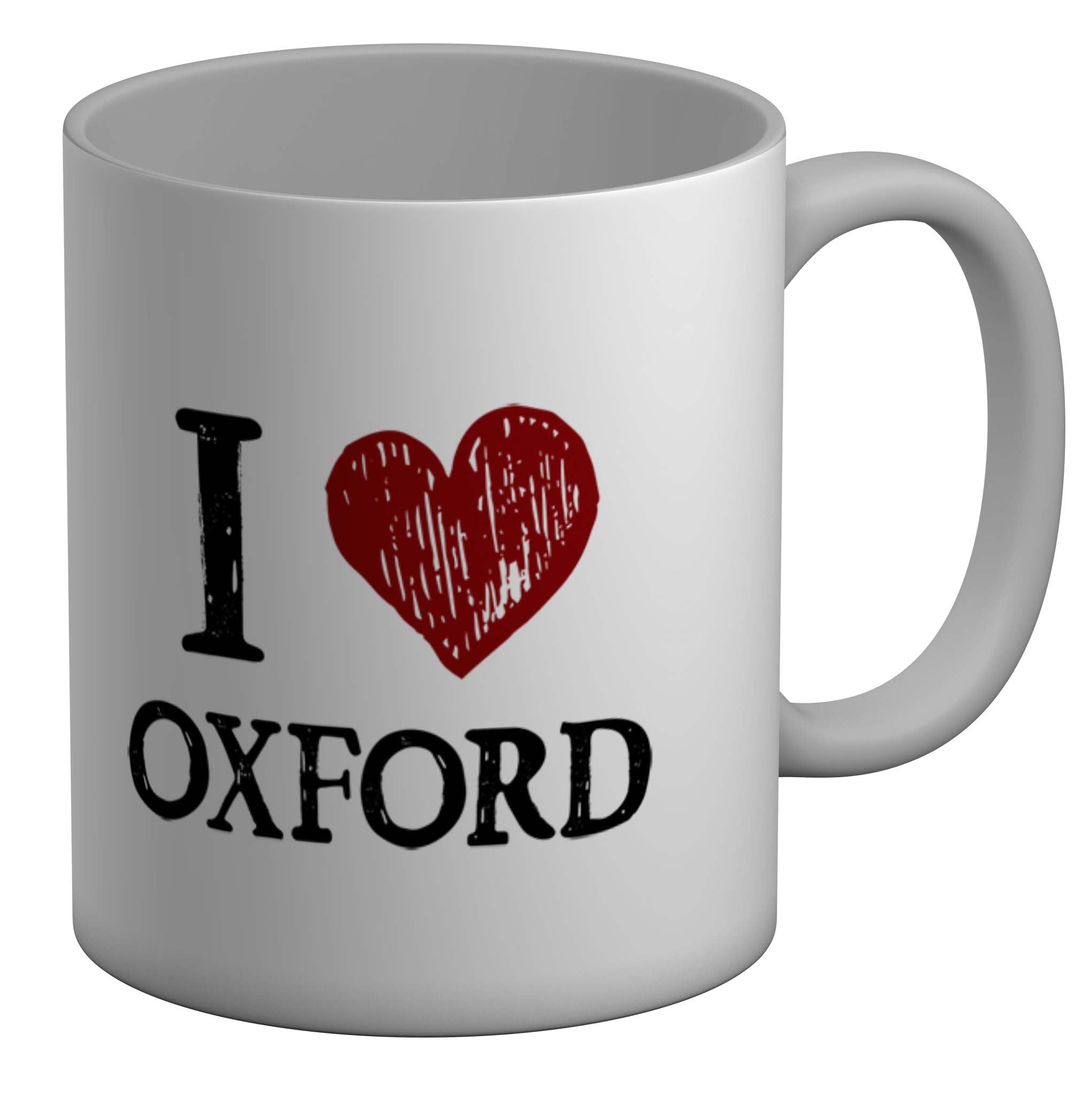 Shopagift I Love Oxford Mug University College Arts Science White 11oz Large Ceramic Cup