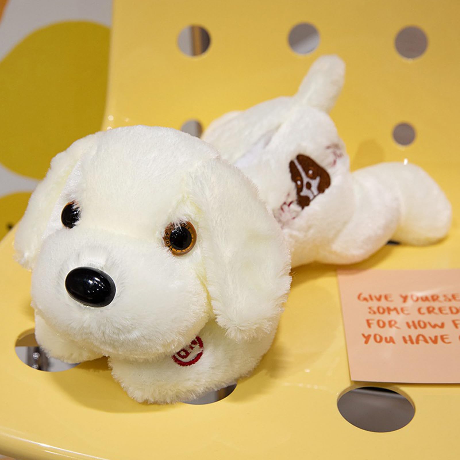 Generico Perro de peluche iluminado, perro de peluche LED - nocturnas en forma de cachorro de | 14 pulgadas iluminan el cachorro de para perros de luz nocturna suave para el compañero de