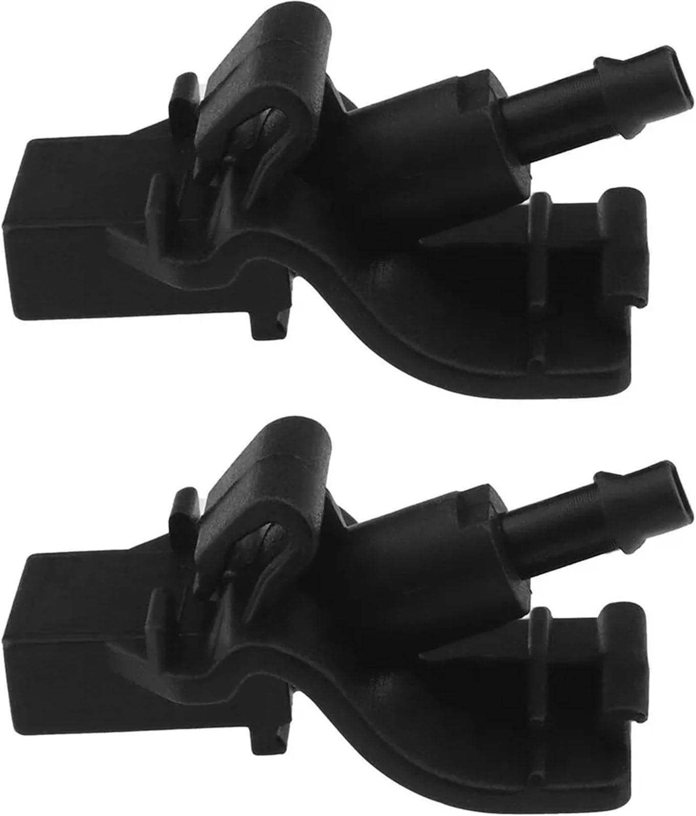 lcyen 2PCS Car Front Windshield Washer Jet Wiper Nozzles Replacement for Ford Ranger Mk4 TKE Front 1902209 Wiper Nozzle (Black)