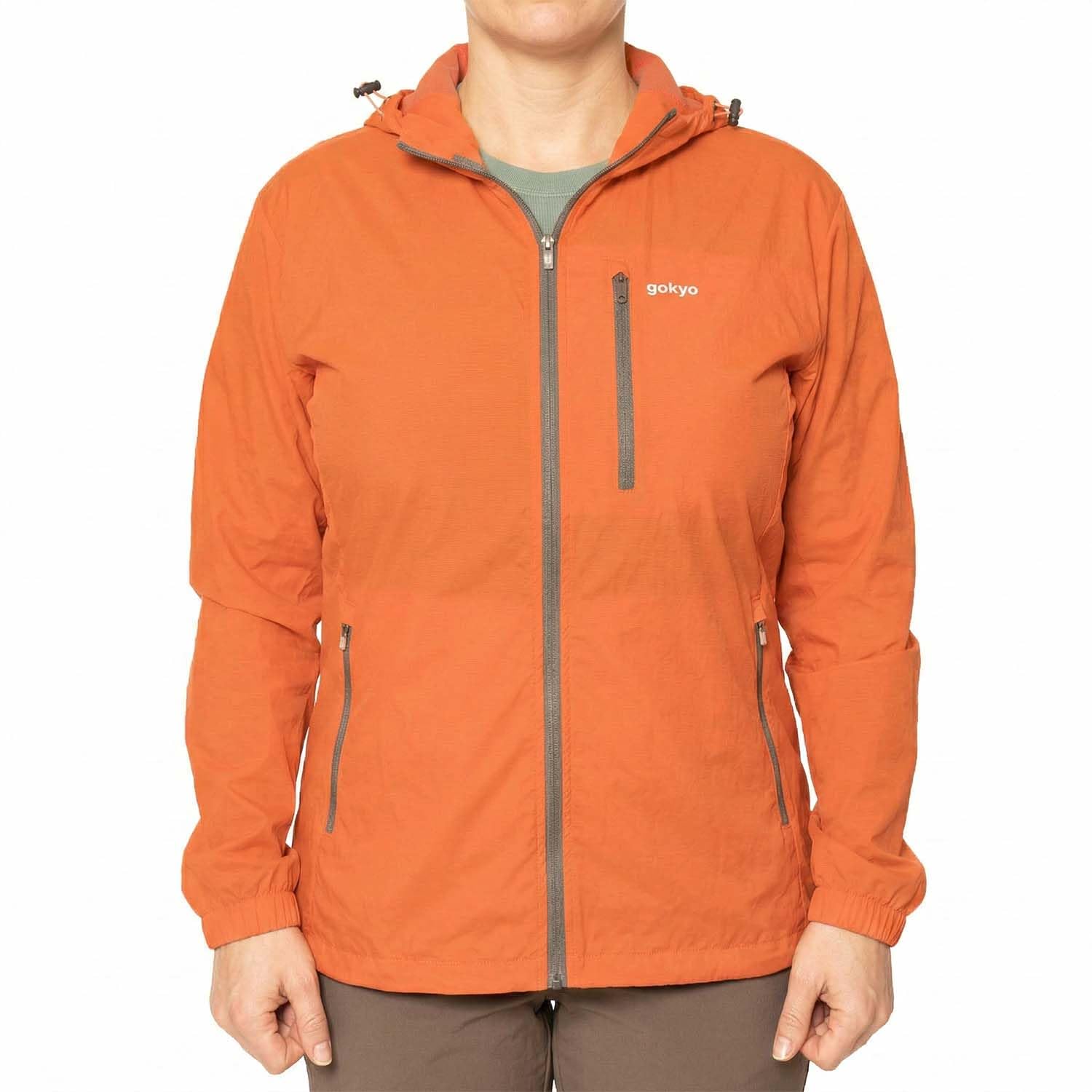 gokyo Pangong Women’s Lightweight Windcheater Jacket | Packable Travel Windbreaker with Chest Zip Pocket | Breathable 2 Layer Membrane Outdoor Hiking & Casual Windproof Jacket for Women-picture-23