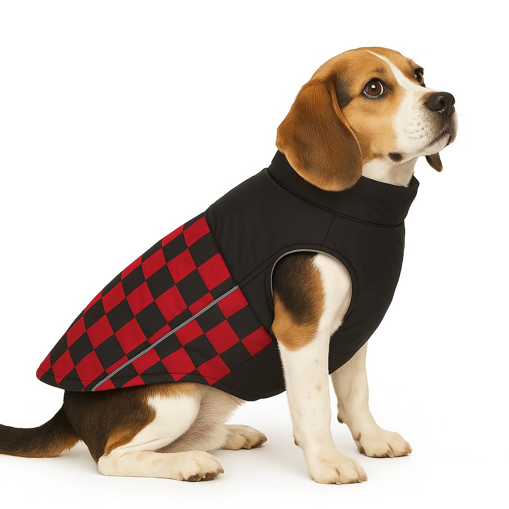 The Pets Company Dog Winter Coat Jacket, Clothes, Windproof, Waterproof, Light Weight, Washable, Ultra Warm Thick Fleece