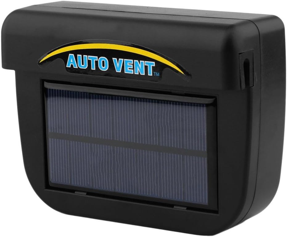 ABS Solar Powered Car Window Windshield Auto Air Vent Cooling Fan System Cooler