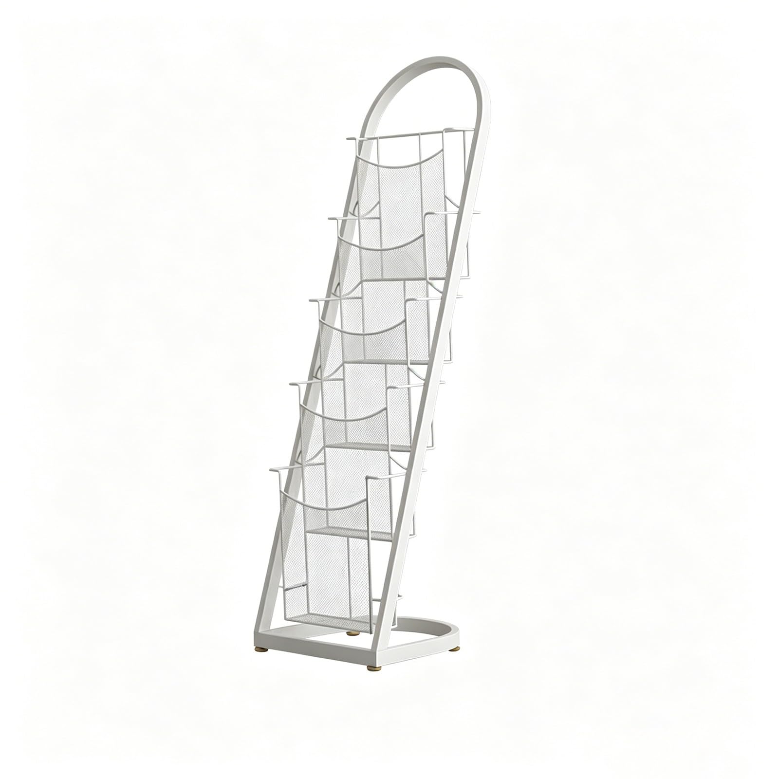 Porte-brochures vertical mobile pour ranger vos catalogues sans encombrer le bureau