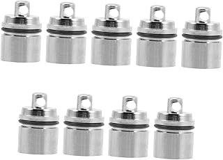 OSALADI 9pcs Keychain Light Handheld Flashlight Purse Pendant Mini Emergency Flashlights LED Dog Collar Light Portable LED Light Portable LED Flashlight Small Flashlight Miniature Silver