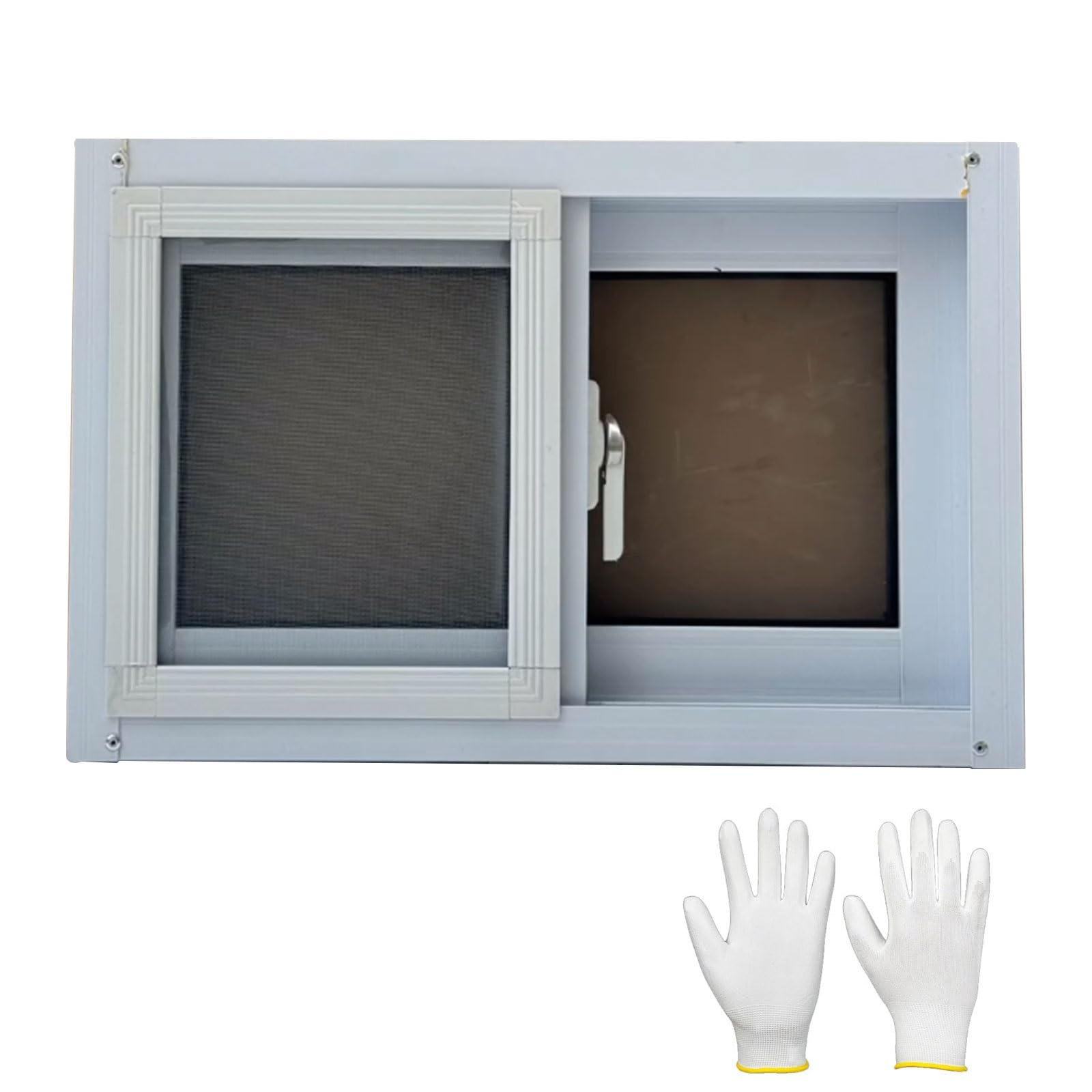 Ventana de repuesto deslizante para cobertizo, solución de ventilación en aluminio de 36x12