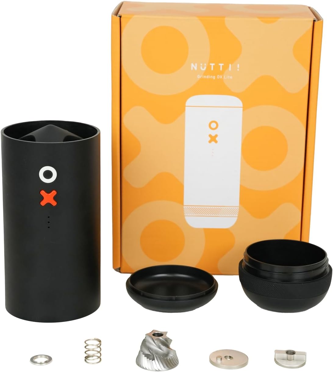 Nuttii Burr Coffee Grinder & Portable Coffee Maker Pour-Over Coffee Dripper