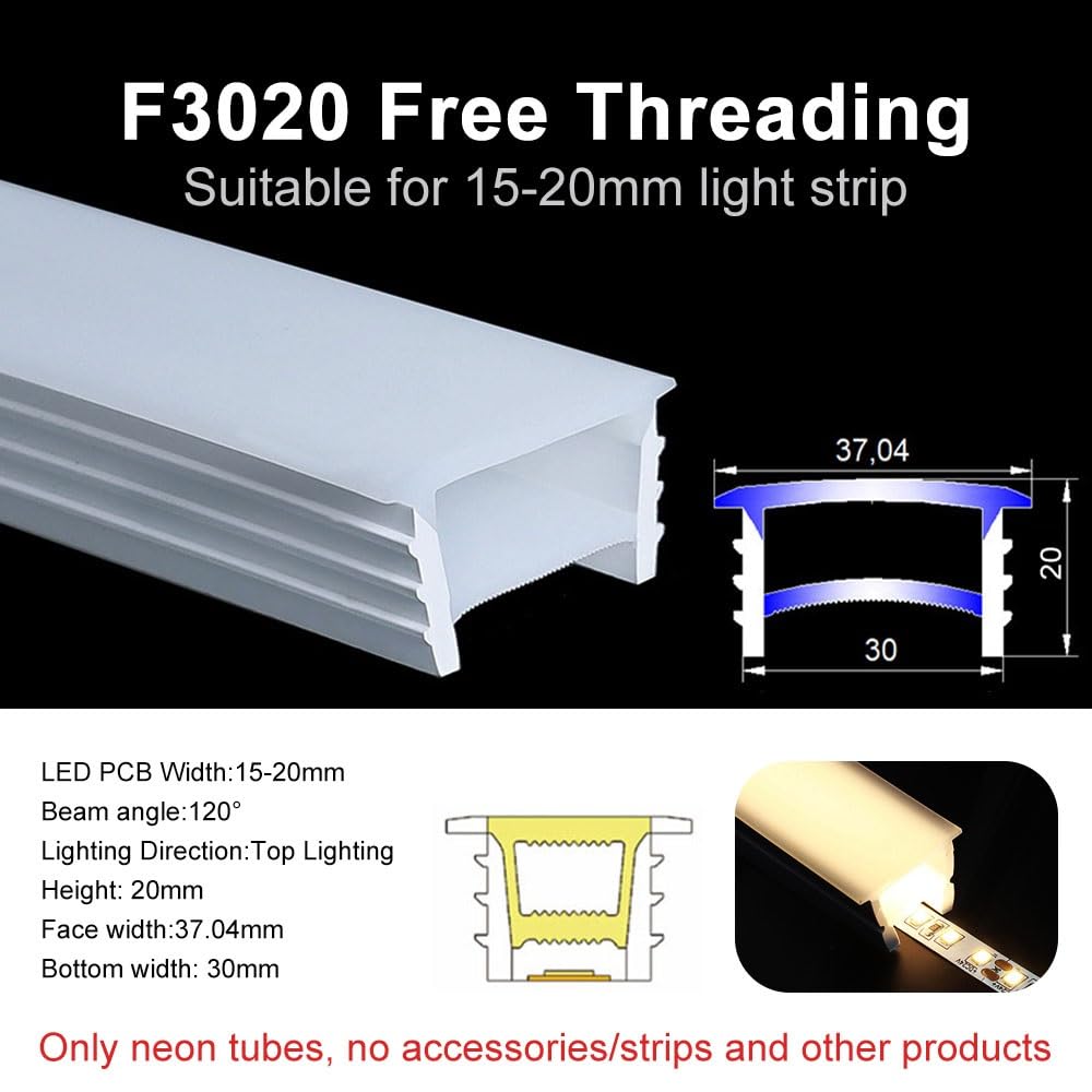 XieBin Flexibler LED-Neon-Lichtschlauch – Längenoptionen: 1–10 m, Silikonummantelung