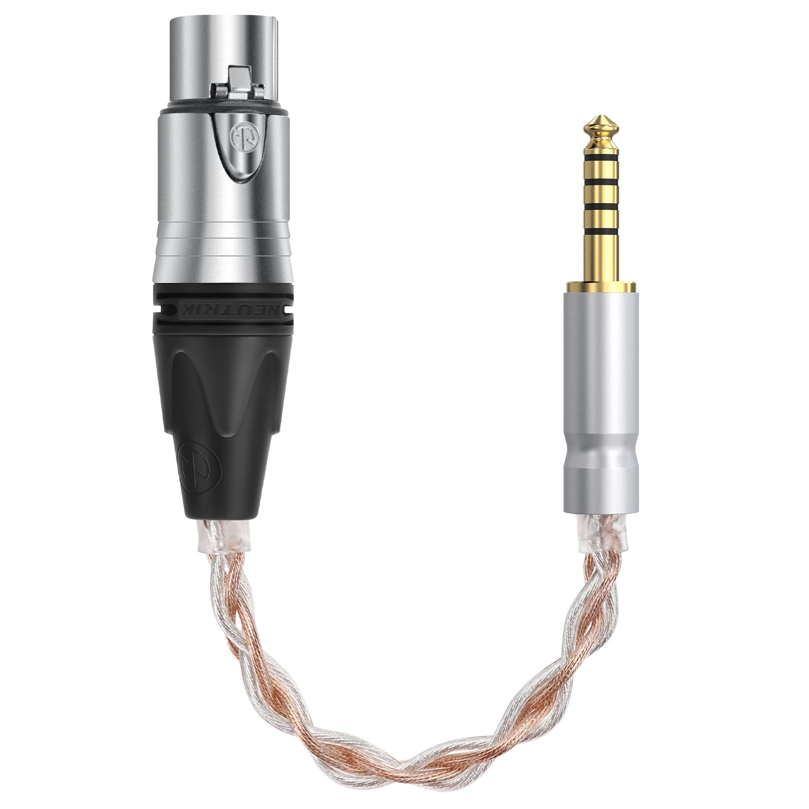 GEEKRIA 4-Pin XLR Balanced Male to 4.4mm Balanced Male Audio Adapter Cable