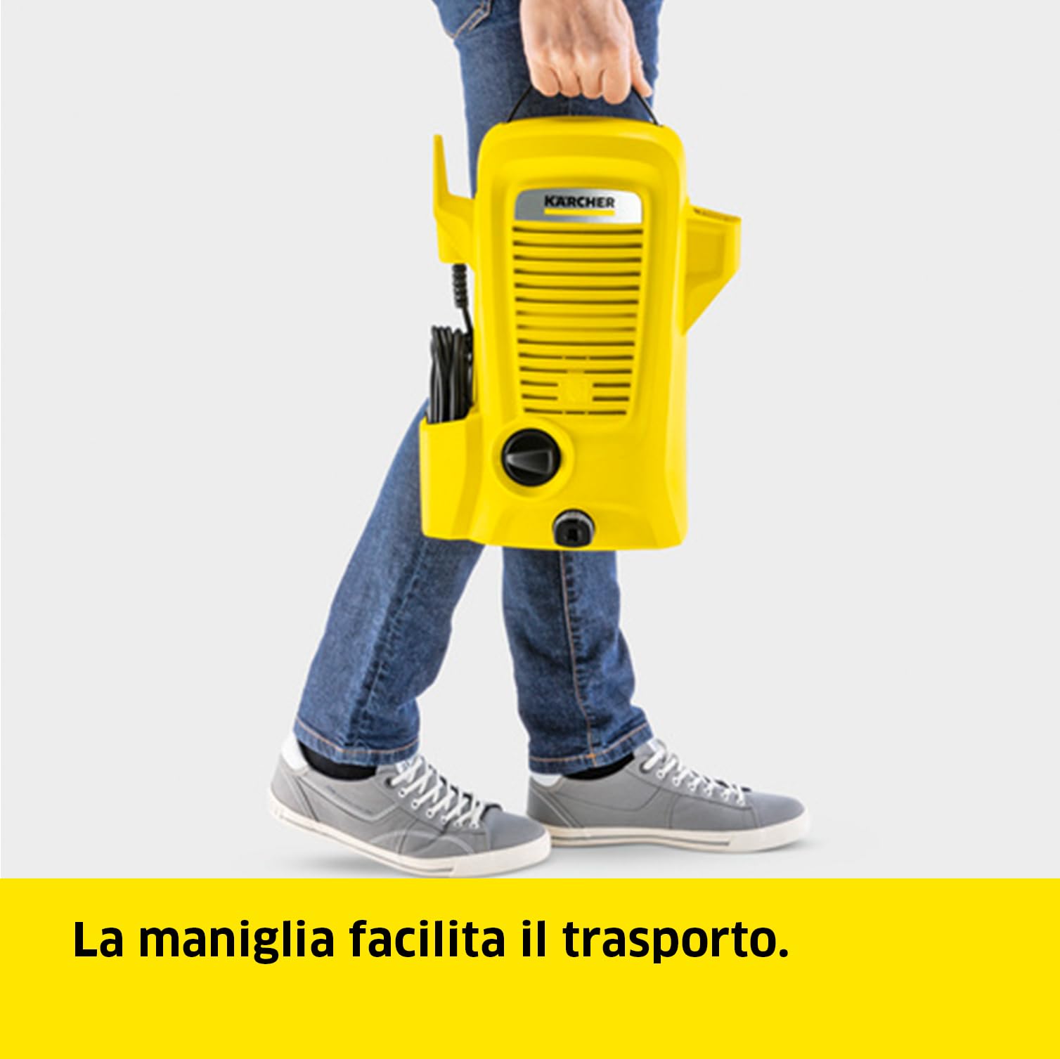 Kärcher Idropulitrice K 2 Universal Edition, Pressione max. 110 bar, Portata 360 l/h, Area di lavoro 20 m²/h, Filtro acqua, Pistola e Tubo Alta Pressione 3m, Ugello rotante