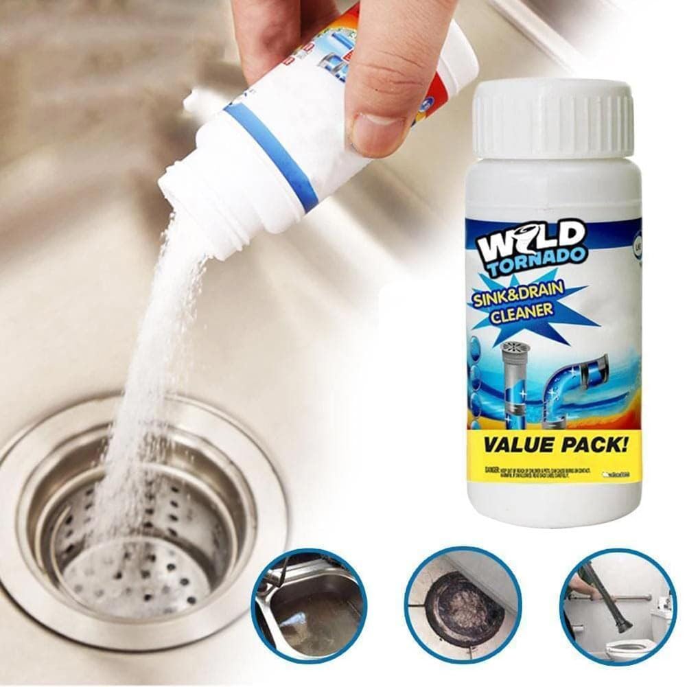 Drain Cleaner, Powerful Sink & Drain Cleaner, Unclog Your Pipes with Drain Clog Remover (3Pcs)