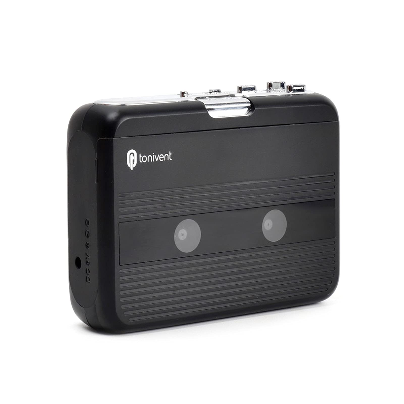 Mini Cassette Player Tape Re d FM Radio wi 3.5mm Headph Ja Volume Control-image-0