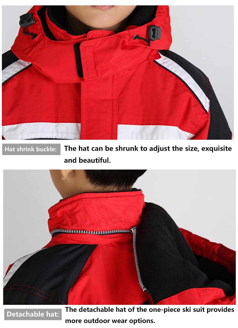 cffvdiz Traje De Esquí para Hombres, Sitios De Esquí De Una Pieza Adulto Invierno Al Aire Libre Al Aire Libre Impermeabilizable Snowsuits Monumentos Overoles para Deportes De Nieve