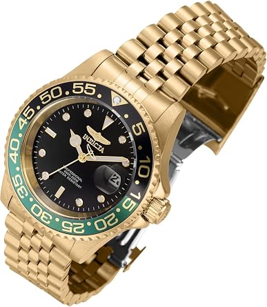 Invicta Pro Diver 44526 Men's Watch - Quartz Movement - Stainless Steel with Black Dial - 40 mm