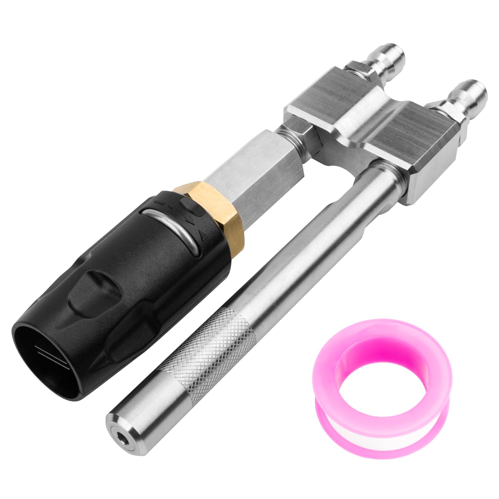 Boquilla giratoria M5 para punta de pistola de lavado a presión, boquilla de jabón de largo alcance para 3-7 GPM