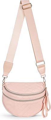 Bum Bags for Women Crossbody, Checkered Crossbody Bag, Nylon Crossbody Bags Fanny Packs Checkered Purse Bag