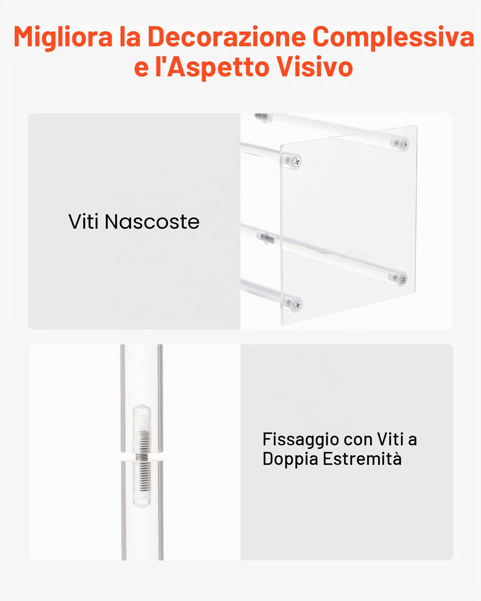 VEVOR Portafiori da Matrimonio 10 Pezzi da 80 cm, Portafiori a Colonna con Laminato Acrilico, Espositore Floreale Cubico Cilindrico per Matrimoni, Feste, Compleanni, Casa, Centrotavola Dorati