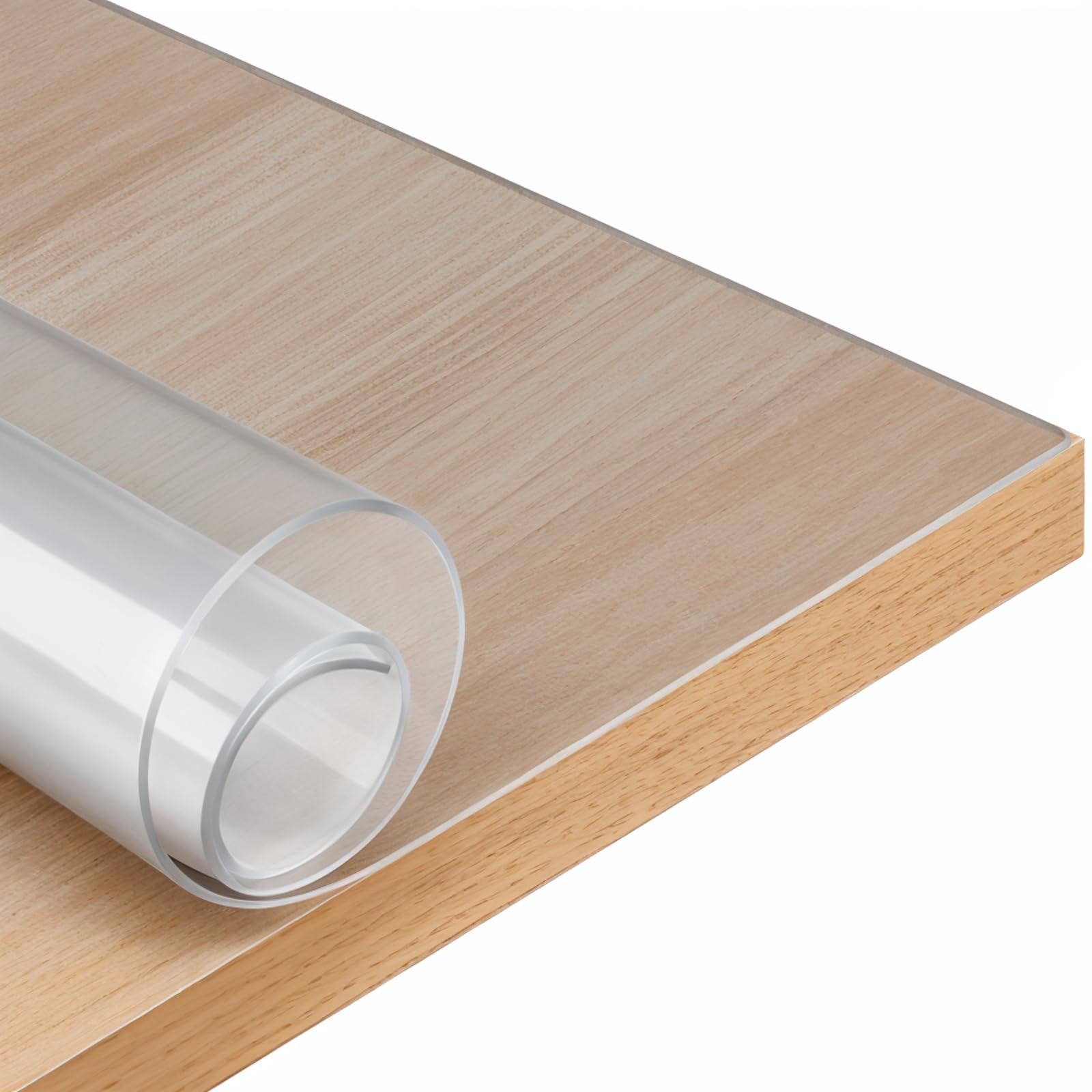 Tischfolie Transparent Nach Maß PRINT.GG Tischdecke Transparent 2 - Viele Größen - Tischfolie Tischdecke Mit Folie Transparent