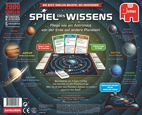 Jumbo Spiele Jumbo 19498 Spiel des Wissens - das klassische Wissensspiel für die ganze Familie - Gesellschaftsspiel für 44233 Spieler ab 8 Jahren, 500 x x 500 – Bild 5