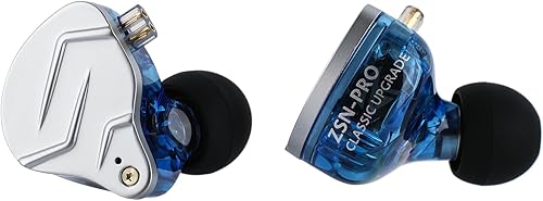 Miniatura 6 de Linsoul KZ ZSN Pro - Auriculares híbridos de metal de doble controlador 1BA + 1DD, monitor HiFi con Cable desmontable de 2 pines, panel de aleación